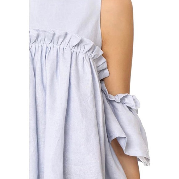 J.O.A. layered ruffle cold shoulder top - Picture 3 of 7